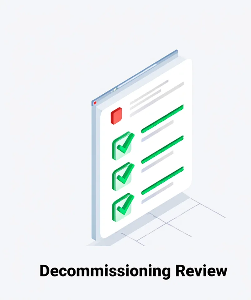 Wells decommissioning reviewer interface